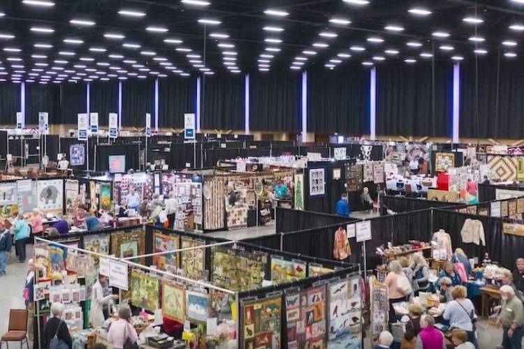 View of the quiltfest.